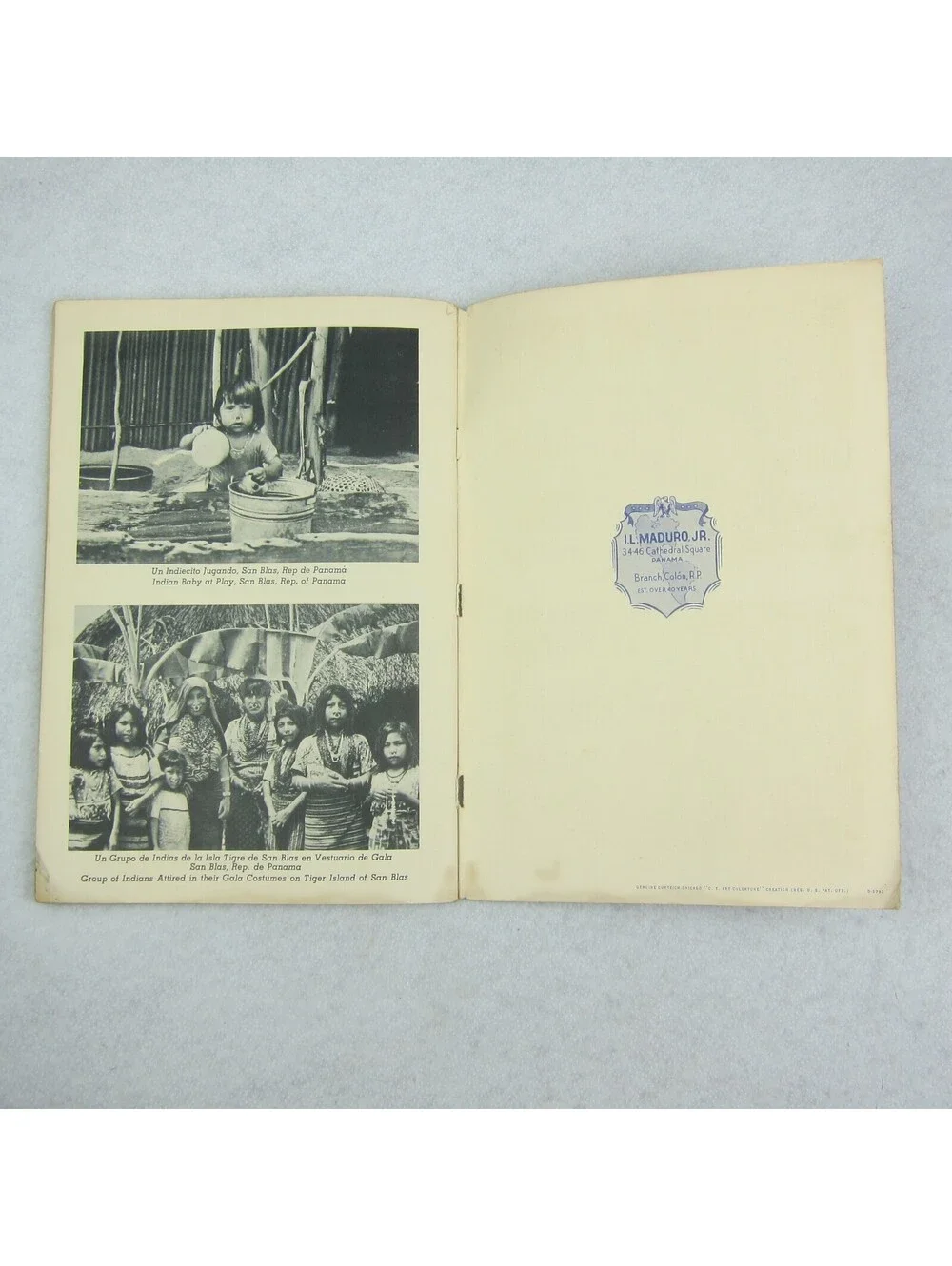 Republic of Panama and the Canal Zone: Complete Picture Guide Book Vintage 1940